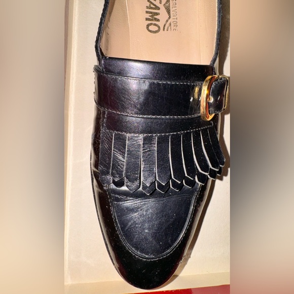 1950s-1960s Salvatore Ferregamo Quaker Oxford Dress Up Shoes - Picture 11 of 16